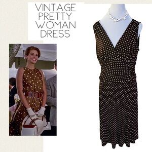 Vintage Pretty Woman Polka Dot Dress